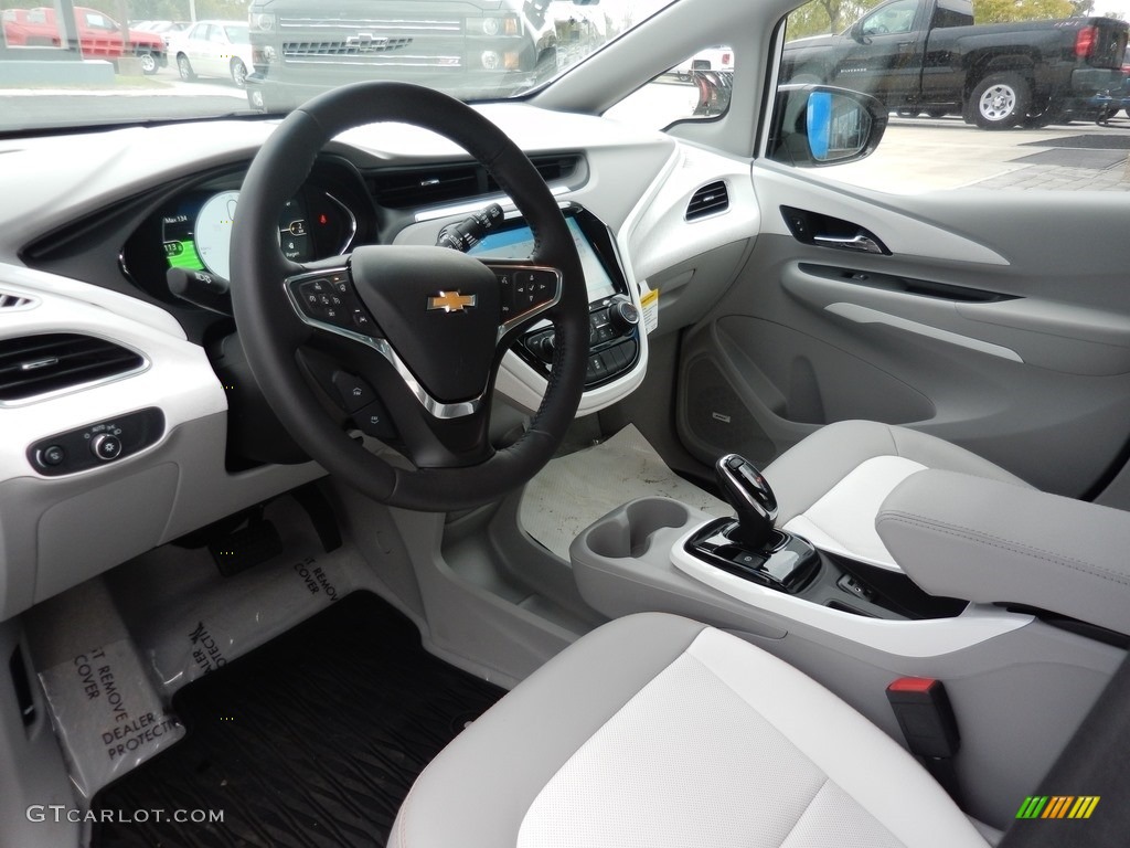 Light Ash Gray/­Ceramic White Interior 2019 Chevrolet Bolt EV Premier Photo #130123298