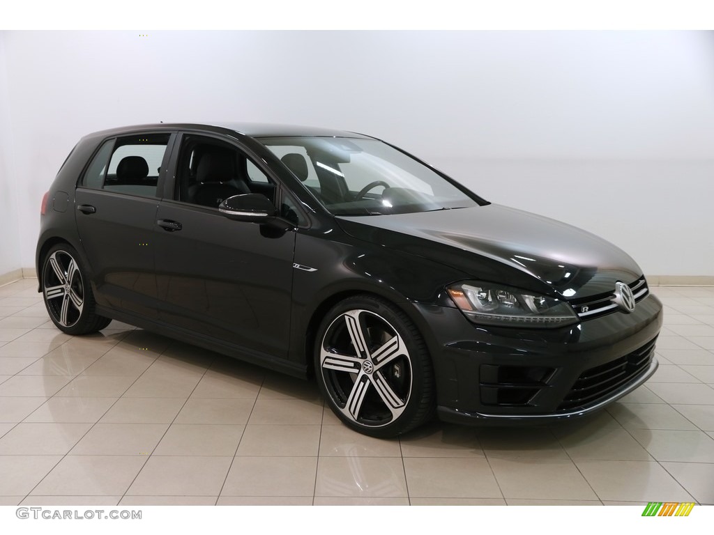 2016 Golf R 4Motion w/DCC. Nav. - Deep Black Pearl / Black photo #1