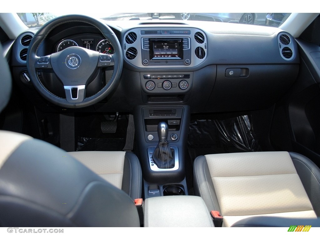 2016 Tiguan S - Pepper Gray Metallic / Beige/Black photo #13