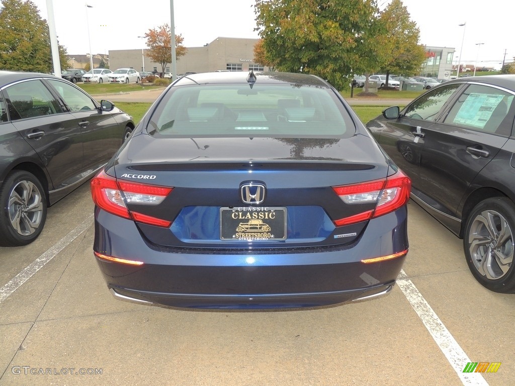 2018 Accord EX Hybrid Sedan - Obsidian Blue Pearl / Gray photo #6