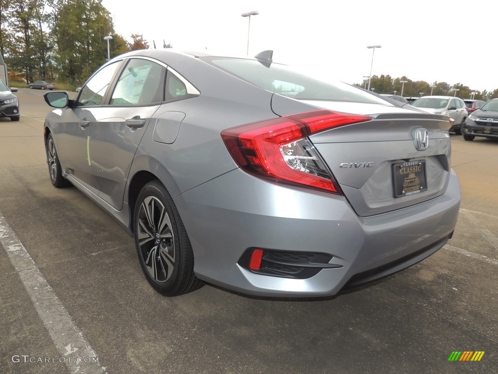 2018 Civic EX-T Sedan - Lunar Silver Metallic / Black photo #6