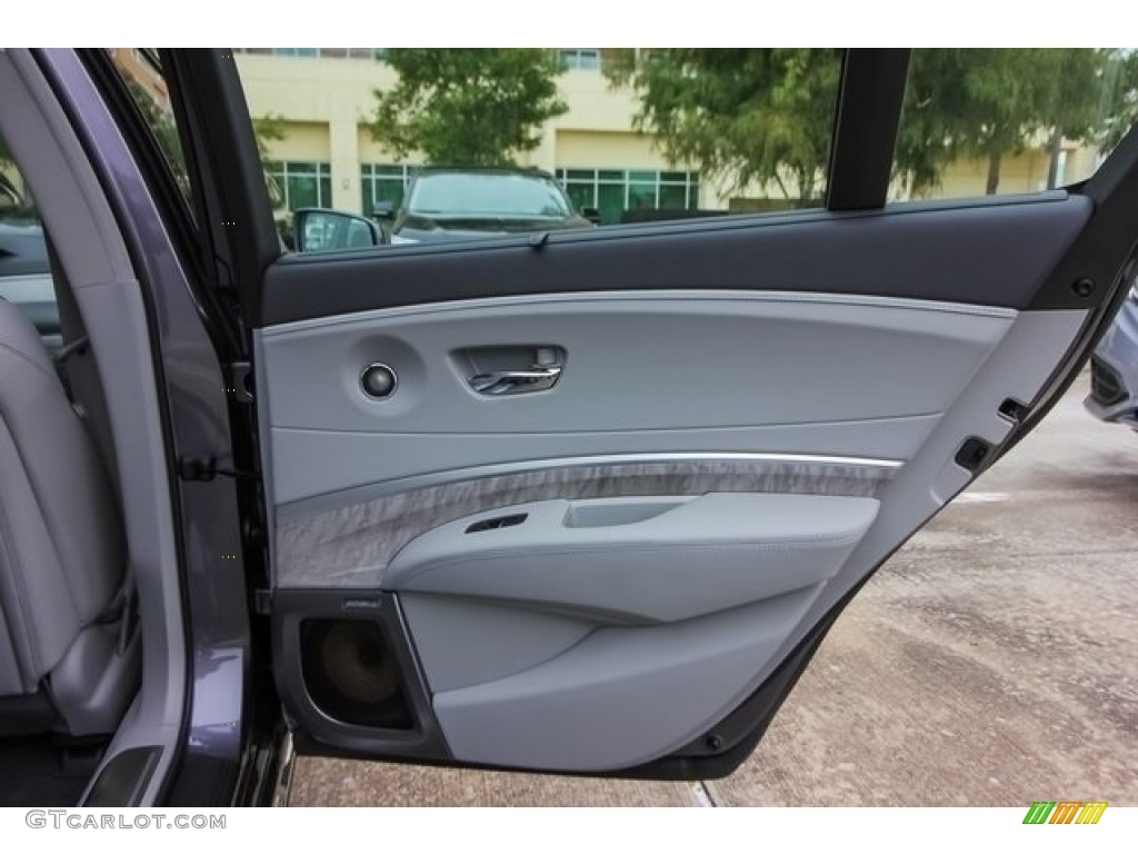 2019 Acura RLX Sport Hybrid SH-AWD Graystone Door Panel Photo #130133237