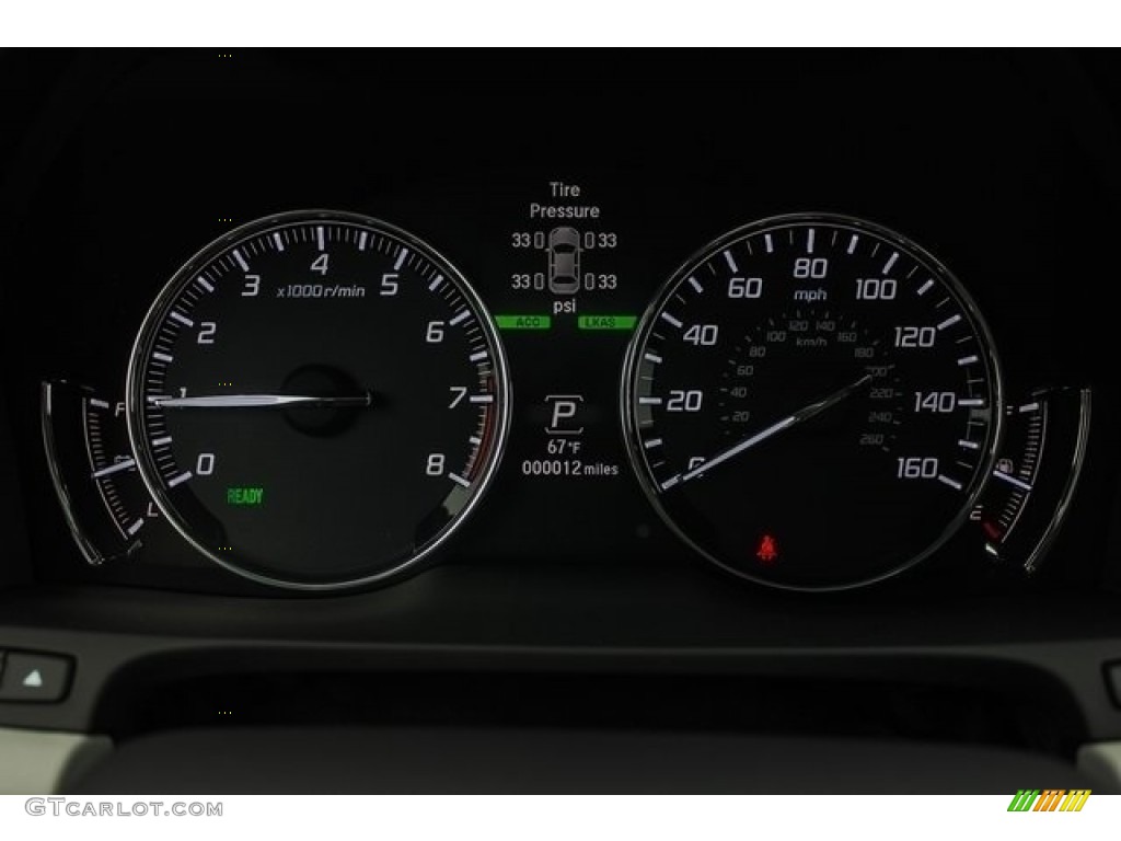 2019 Acura RLX Sport Hybrid SH-AWD Gauges Photo #130133522