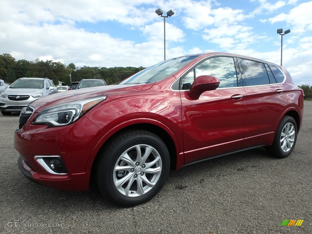 Chili Red Metallic 2019 Buick Envision Preferred AWD Exterior Photo #130134425
