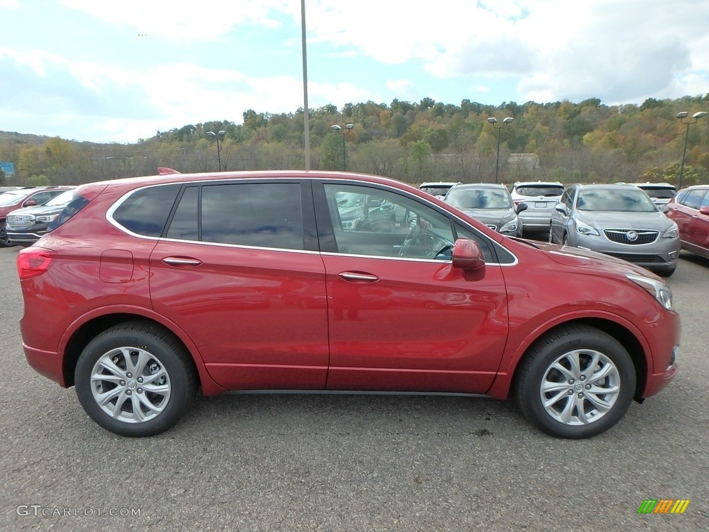 Chili Red Metallic 2019 Buick Envision Preferred AWD Exterior Photo #130134497