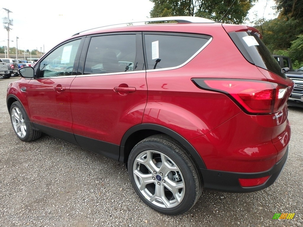 2019 Escape Titanium 4WD - Ruby Red / Medium Light Stone photo #5