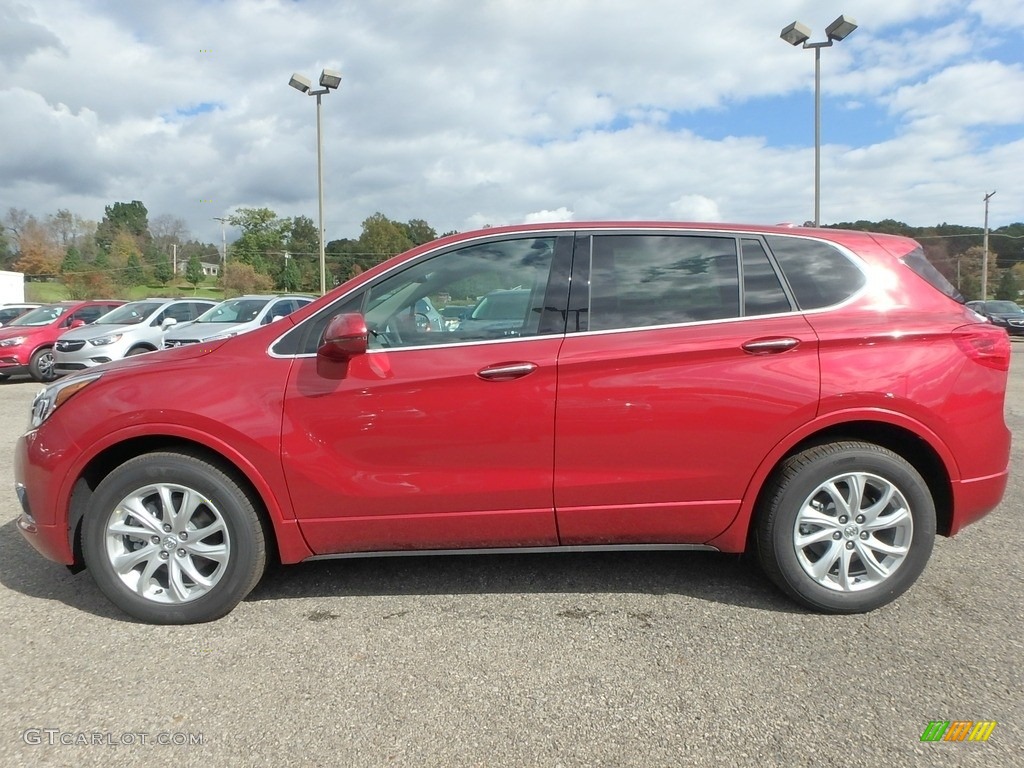 Chili Red Metallic 2019 Buick Envision Preferred AWD Exterior Photo #130134659
