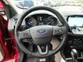 Medium Light Stone 2019 Ford Escape Titanium 4WD Steering Wheel
