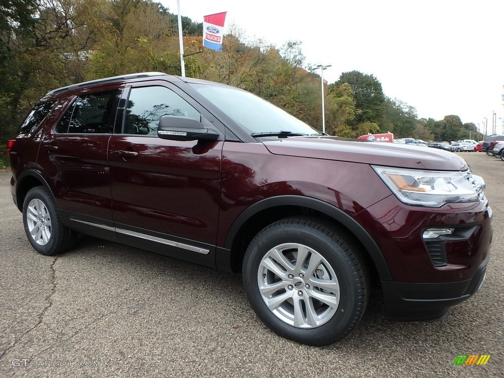 2019 Explorer XLT 4WD - Burgundy Velvet / Medium Black photo #9