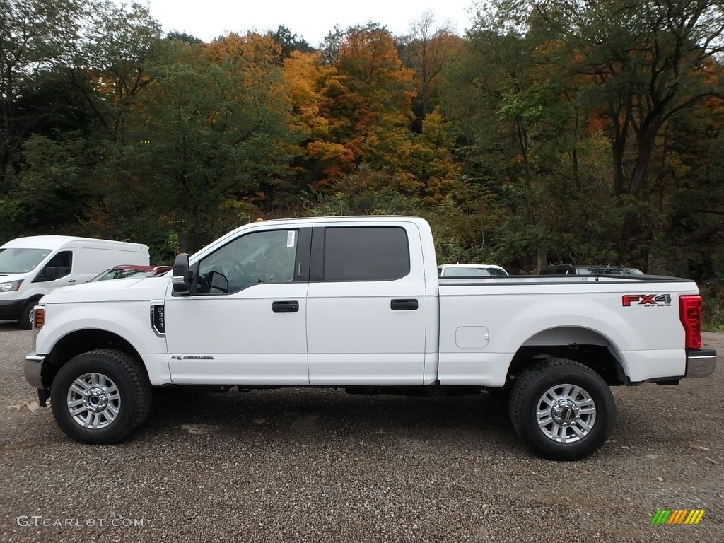 Oxford White 2019 Ford F350 Super Duty XLT Crew Cab 4x4 Exterior Photo #130135499