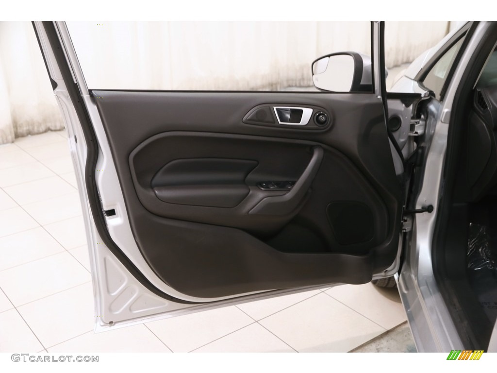 2014 Fiesta Titanium Hatchback - Ingot Silver / Charcoal Black photo #4