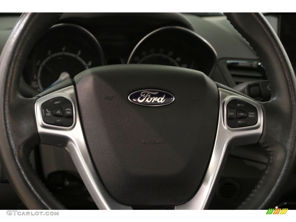 2014 Fiesta Titanium Hatchback - Ingot Silver / Charcoal Black photo #6