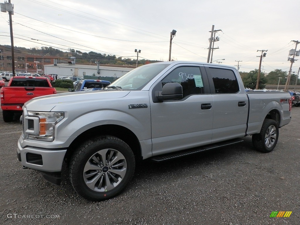 2018 F150 STX SuperCrew 4x4 - Ingot Silver / Black photo #6