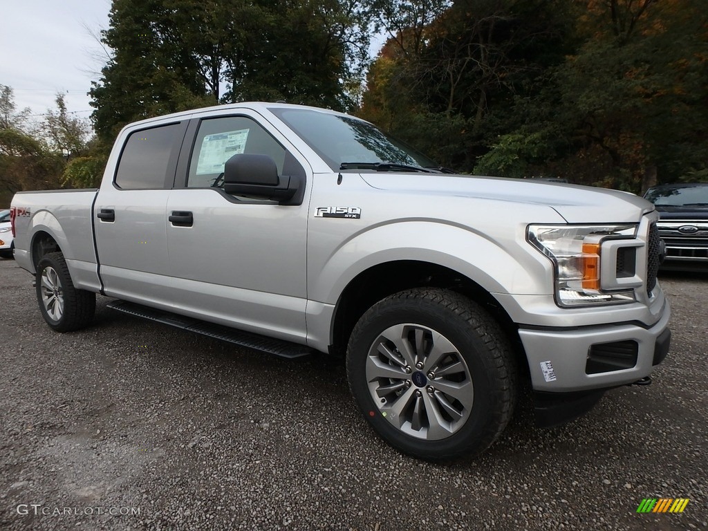 2018 F150 STX SuperCrew 4x4 - Ingot Silver / Black photo #8