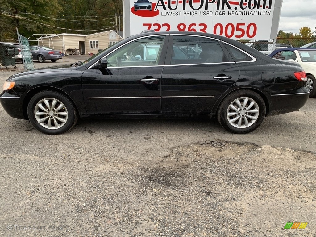 2006 Azera Limited - Ebony Black / Gray photo #2