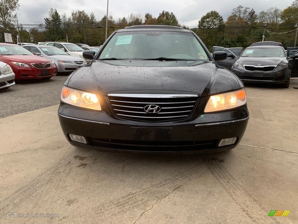 2006 Azera Limited - Ebony Black / Gray photo #7