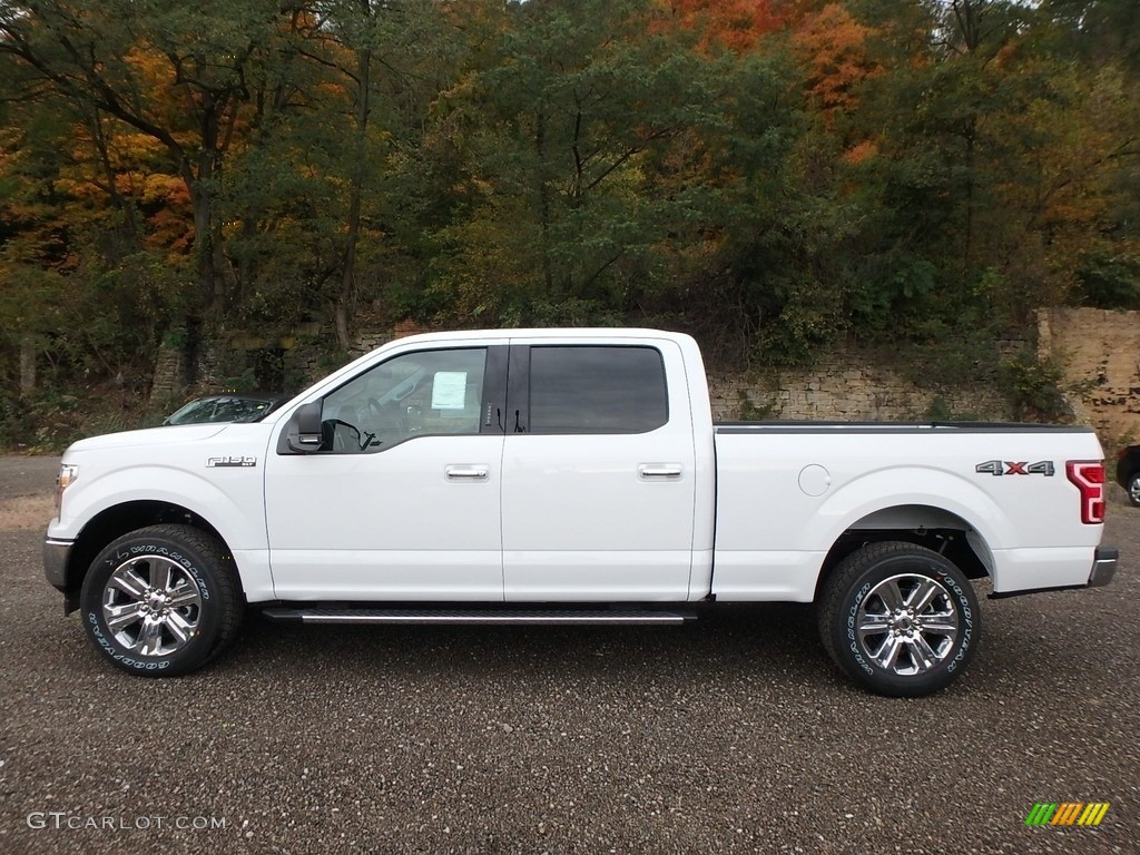 2018 F150 XLT SuperCrew 4x4 - Oxford White / Earth Gray photo #5