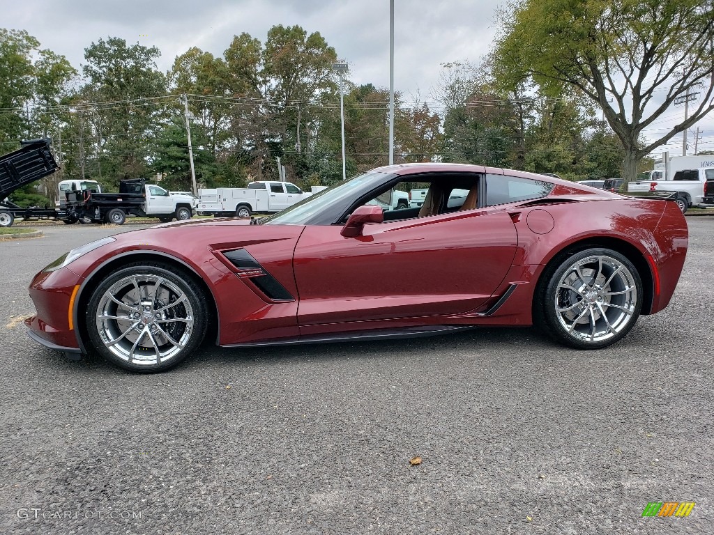 2019 Corvette Grand Sport Coupe - Long Beach Red Tintcoat / Kalahari photo #3