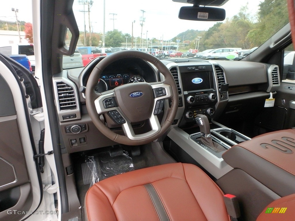 2018 F150 King Ranch SuperCrew 4x4 - White Platinum / Dark Marsala photo #12