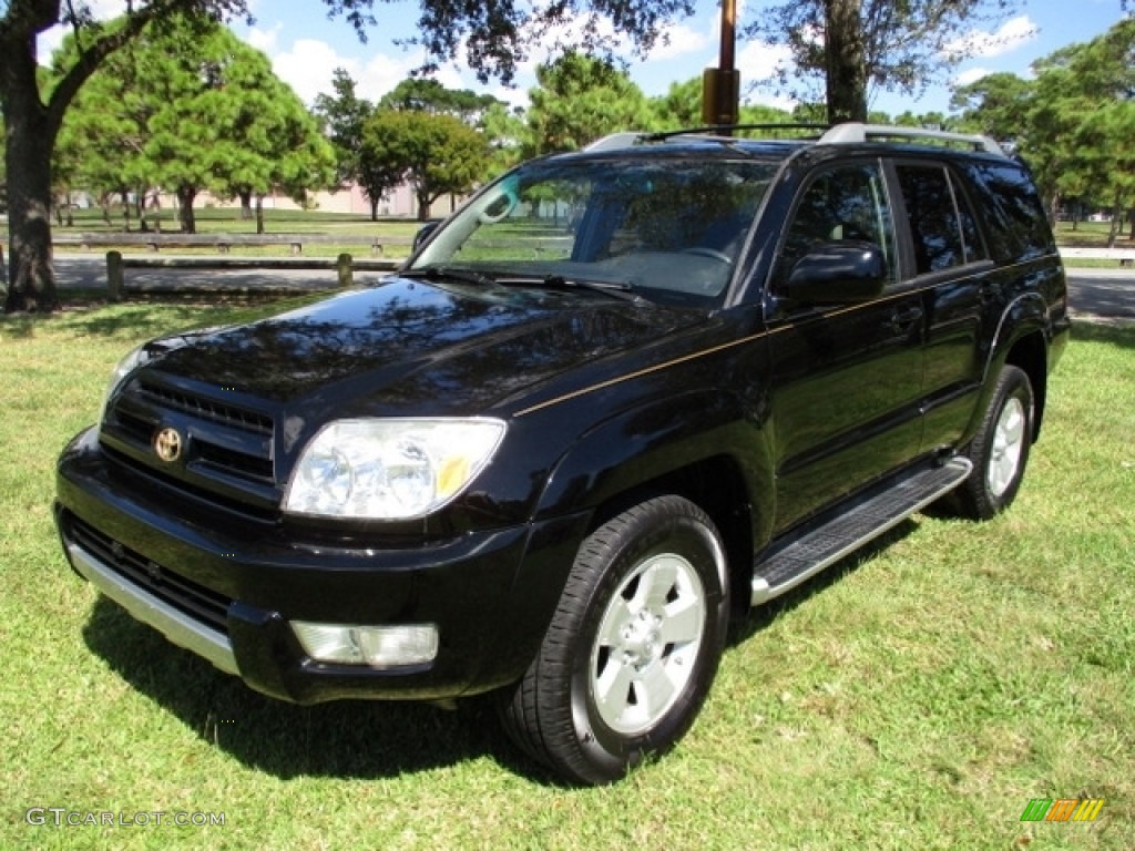 2004 4Runner Limited 4x4 - Black / Stone photo #1