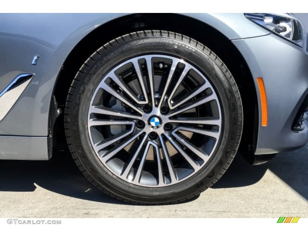 2019 5 Series 530e iPerformance Sedan - Bluestone Metallic / Black photo #9