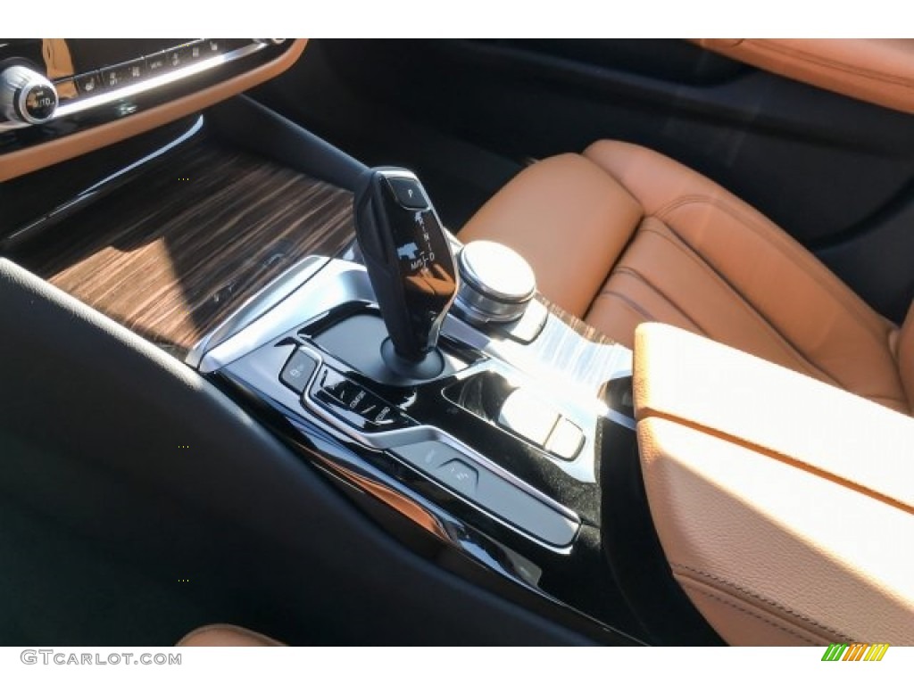 2019 5 Series 530e iPerformance Sedan - Mineral White Metallic / Cognac photo #7