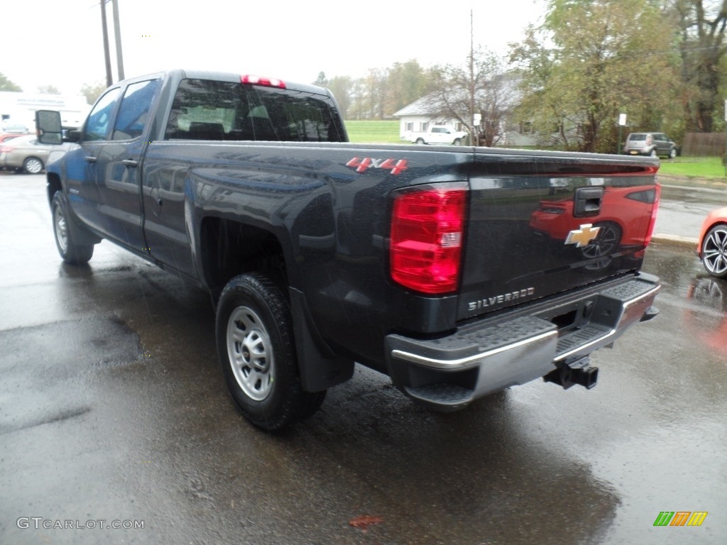 2019 Silverado 3500HD Work Truck Crew Cab 4x4 - Graphite Metallic / Dark Ash/Jet Black photo #7