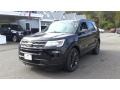 2019 Agate Black Ford Explorer XLT 4WD  photo #3