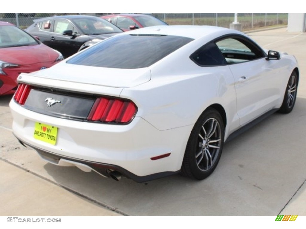 2017 Mustang EcoBoost Premium Coupe - Oxford White / Ebony photo #8