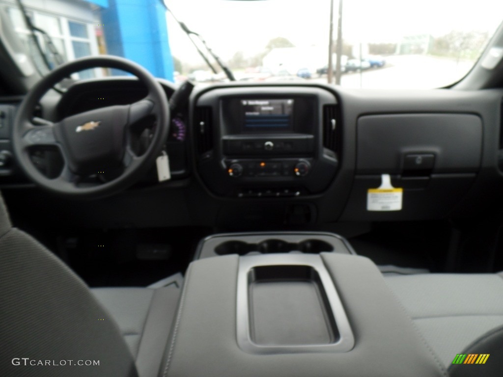 2019 Silverado 3500HD Work Truck Crew Cab 4x4 - Graphite Metallic / Dark Ash/Jet Black photo #33