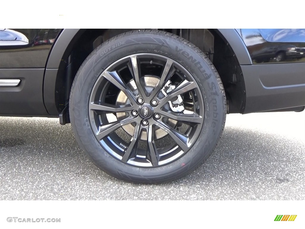 2019 Explorer XLT 4WD - Agate Black / Medium Black photo #21
