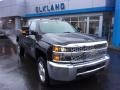 Black - Silverado 2500HD Work Truck Double Cab 4WD Photo No. 6