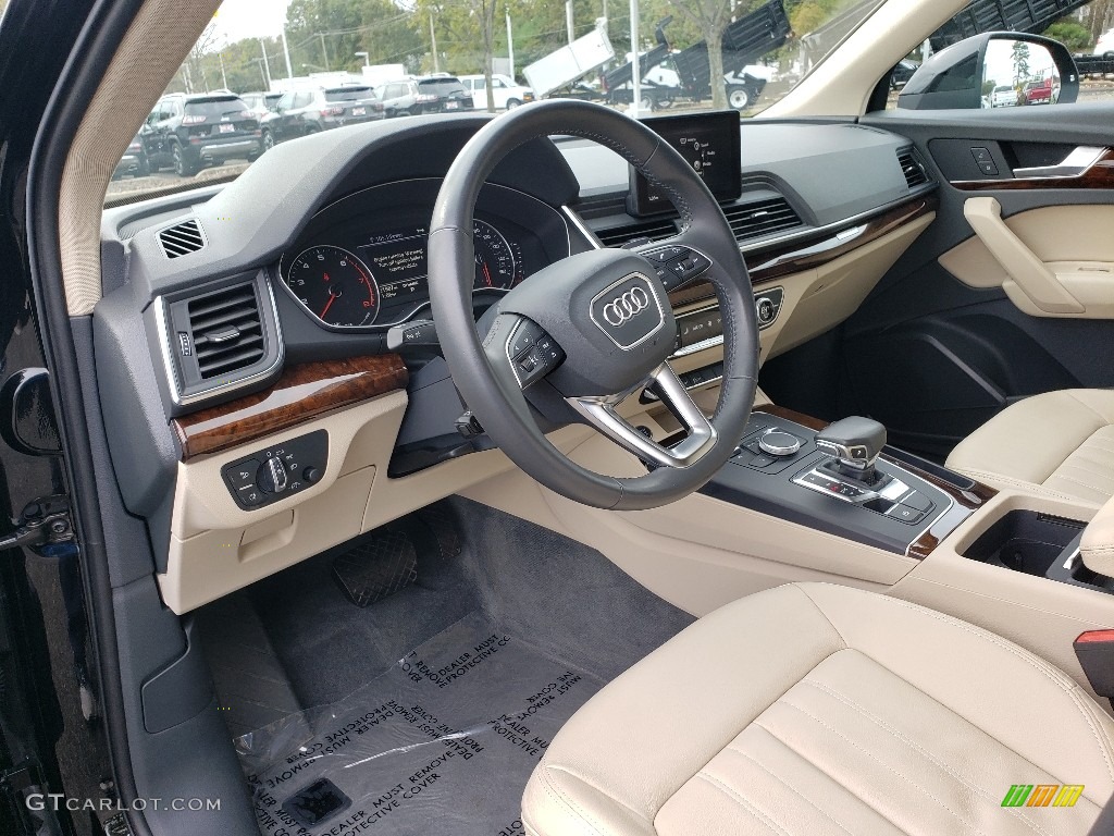 Atlas Beige Interior 2018 Audi Q5 2.0 TFSI Premium quattro Photo #130142309