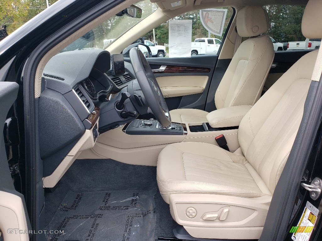 Atlas Beige Interior 2018 Audi Q5 2.0 TFSI Premium quattro Photo #130142375