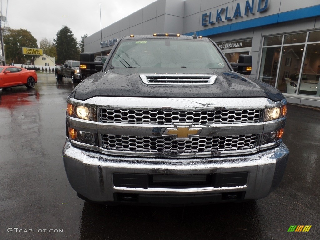 2019 Silverado 2500HD Work Truck Crew Cab 4WD - Graphite Metallic / Dark Ash/Jet Black photo #3