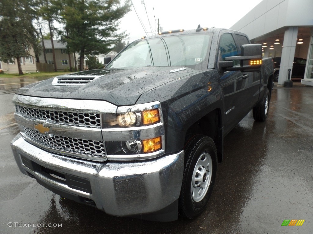 2019 Silverado 2500HD Work Truck Crew Cab 4WD - Graphite Metallic / Dark Ash/Jet Black photo #4