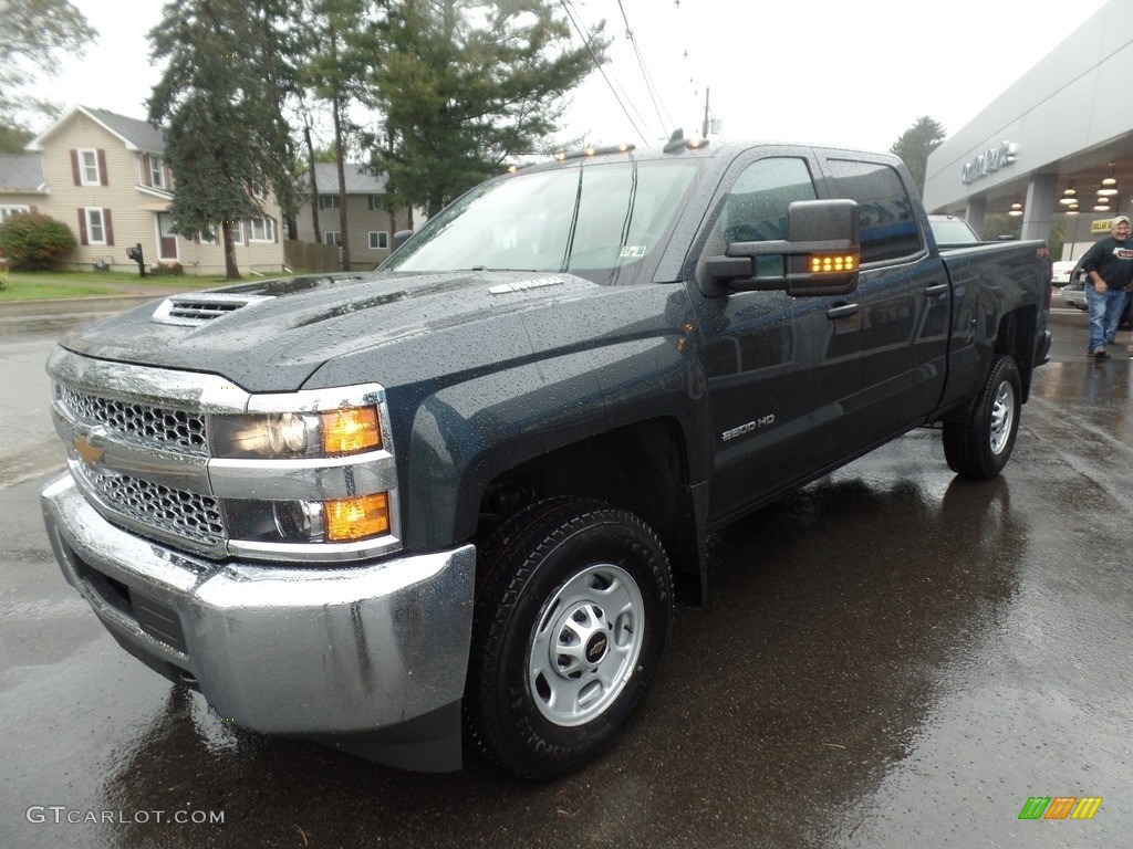 2019 Silverado 2500HD Work Truck Crew Cab 4WD - Graphite Metallic / Dark Ash/Jet Black photo #6