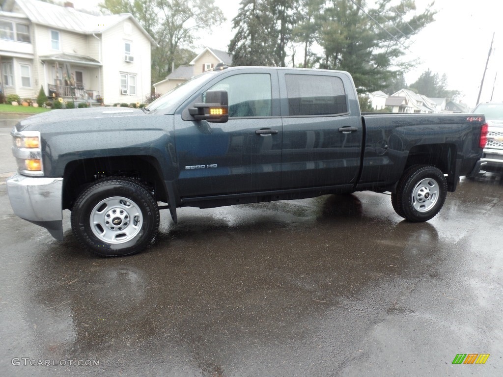 2019 Silverado 2500HD Work Truck Crew Cab 4WD - Graphite Metallic / Dark Ash/Jet Black photo #7