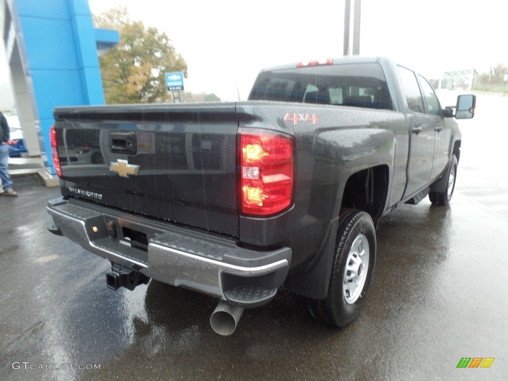 2019 Silverado 2500HD Work Truck Crew Cab 4WD - Graphite Metallic / Dark Ash/Jet Black photo #11