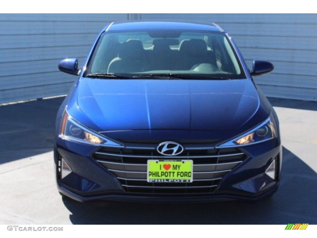 2019 Elantra SE - Lakeside Blue / Gray photo #2