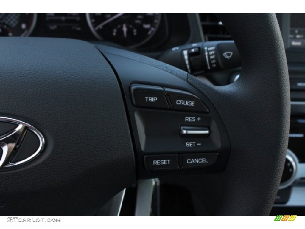 2019 Hyundai Elantra SE Gray Steering Wheel Photo #130143479