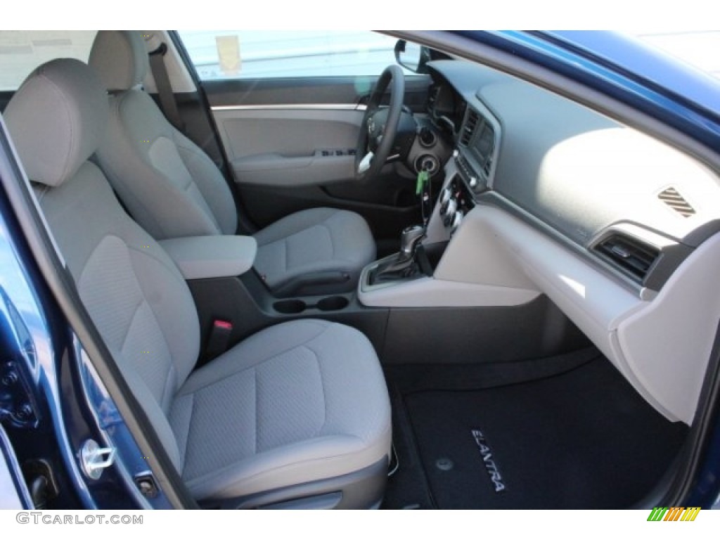 Gray Interior 2019 Hyundai Elantra SE Photo #130143641