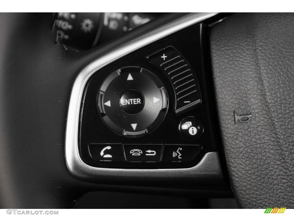 2018 Honda CR-V EX-L Black Steering Wheel Photo #130145018