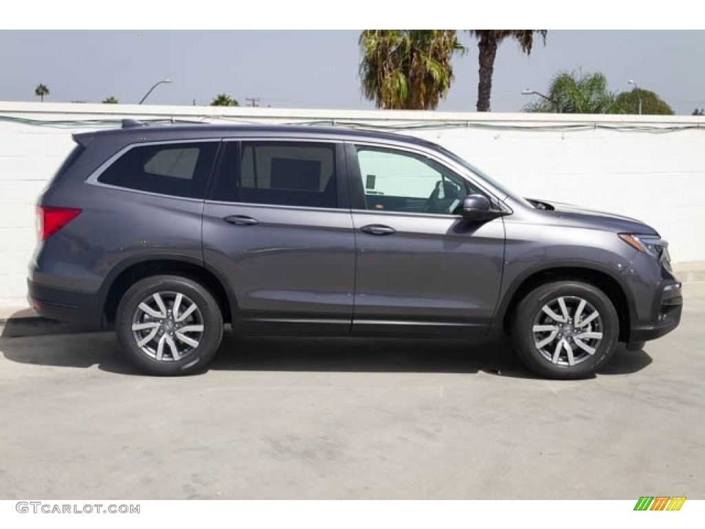 Modern Steel Metallic 2019 Honda Pilot EX-L Exterior Photo #130145777