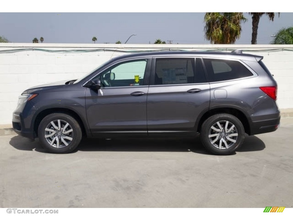 Modern Steel Metallic 2019 Honda Pilot EX-L Exterior Photo #130145849