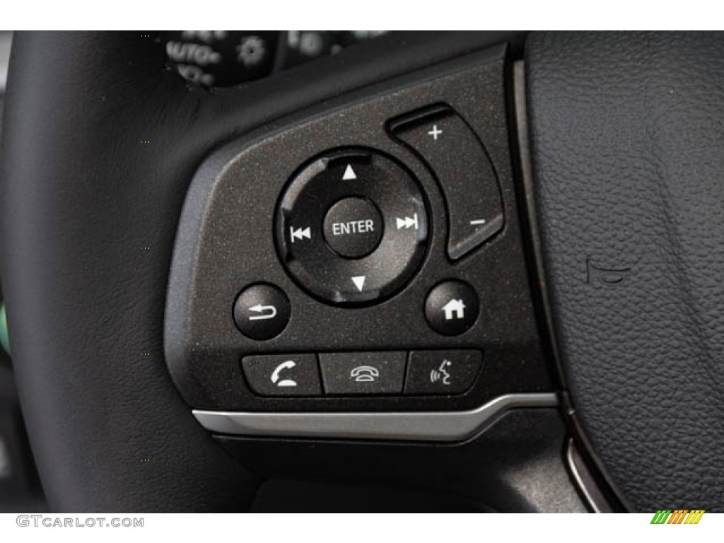 2019 Honda Pilot EX-L Black Steering Wheel Photo #130146063