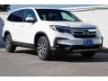 White Diamond Pearl 2019 Honda Pilot EX Exterior