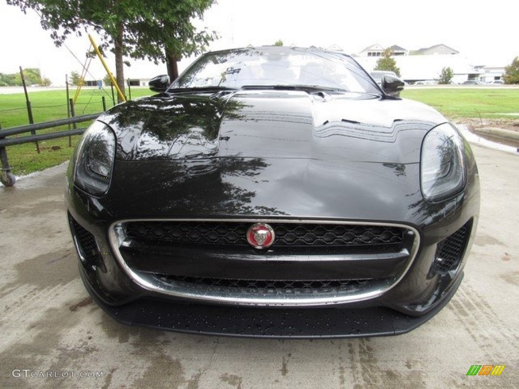 2019 F-Type P300 Convertible - Santorini Black Metallic / Ebony photo #9