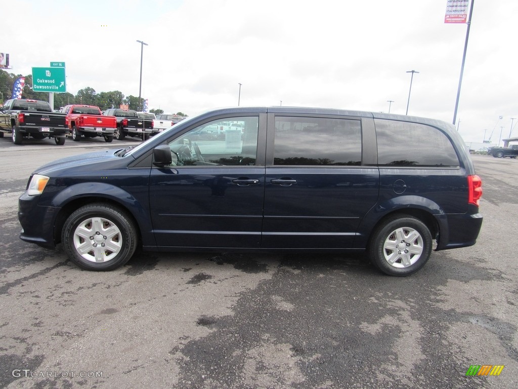 2012 Grand Caravan SE - True Blue Pearl / Black/Light Graystone photo #2