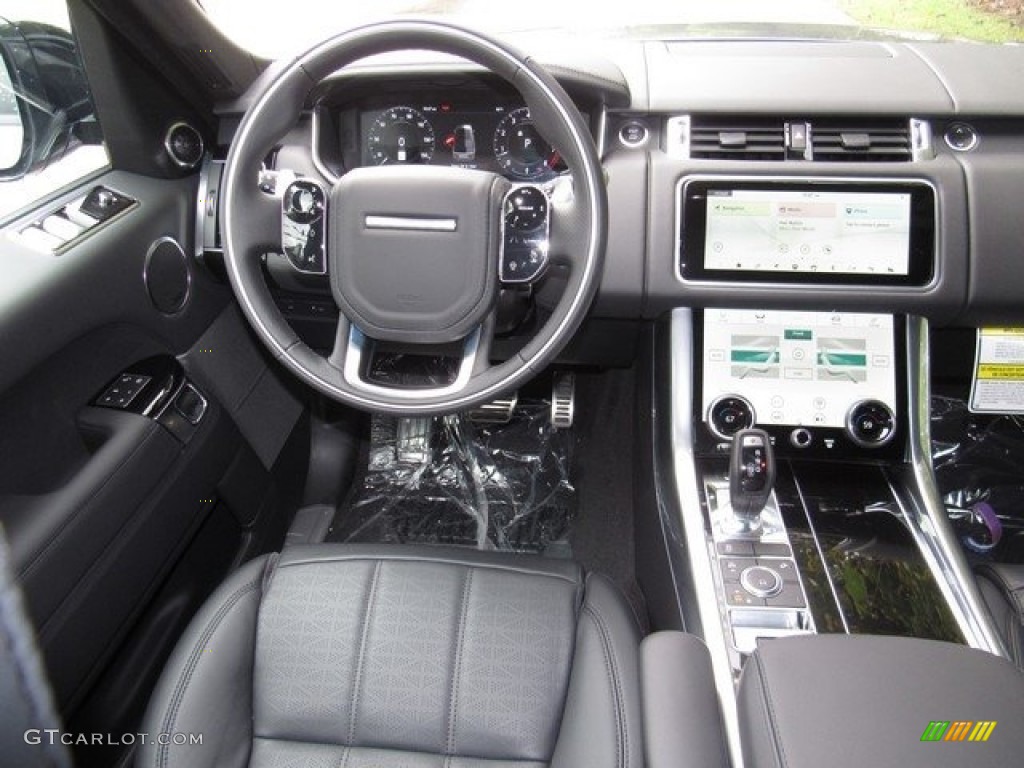 2019 Land Rover Range Rover Sport HSE Dynamic Ebony/Ebony Dashboard Photo #130147577